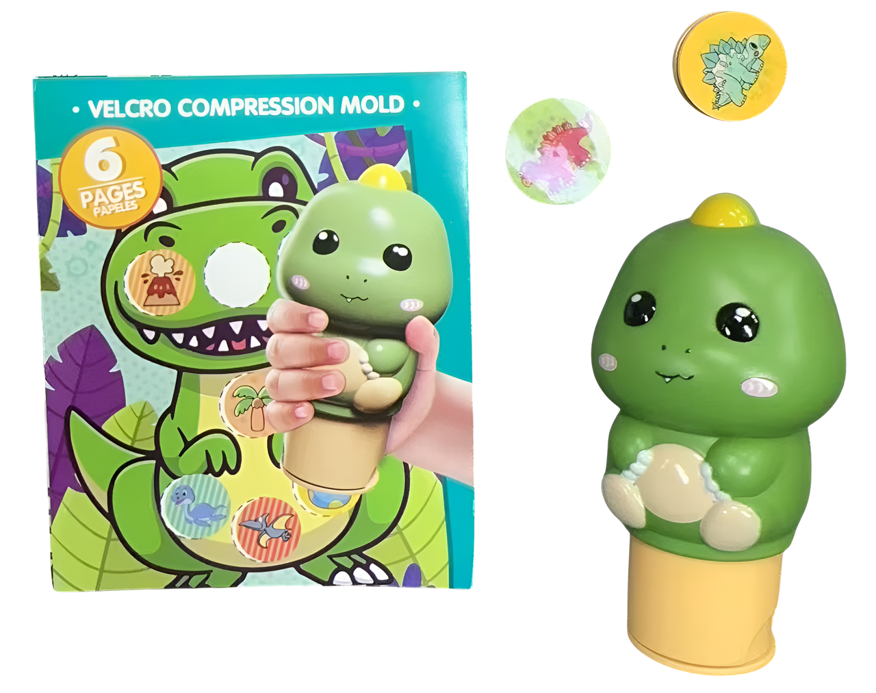 Magic Dinosaur Sticker & Stamper Book 