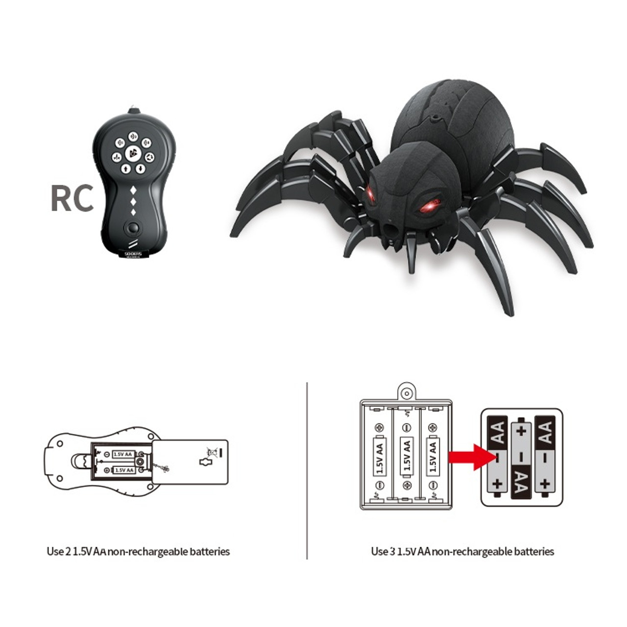 Remote Control Spray Spider  Remote Control Spray Spider