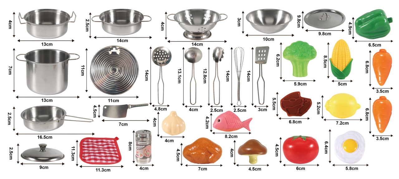 Stainless Steel Kitchen Utensil Set 