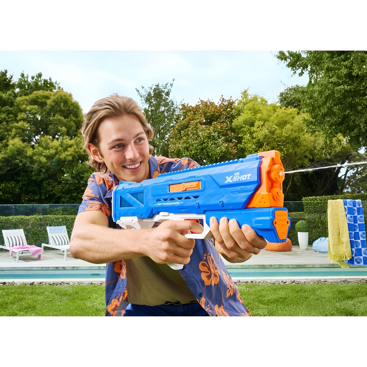 X-Shot Water Hydra Pulse Motor Soakers Fast-Fill Blaster
