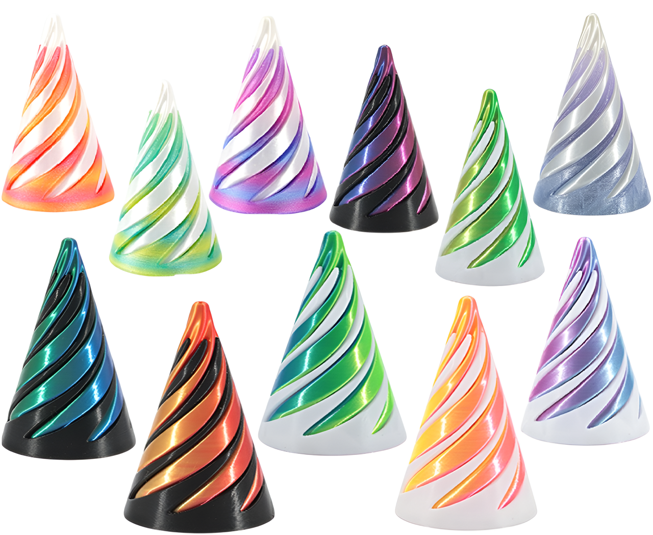 3D Printed Spiral Twister 6.5cm 