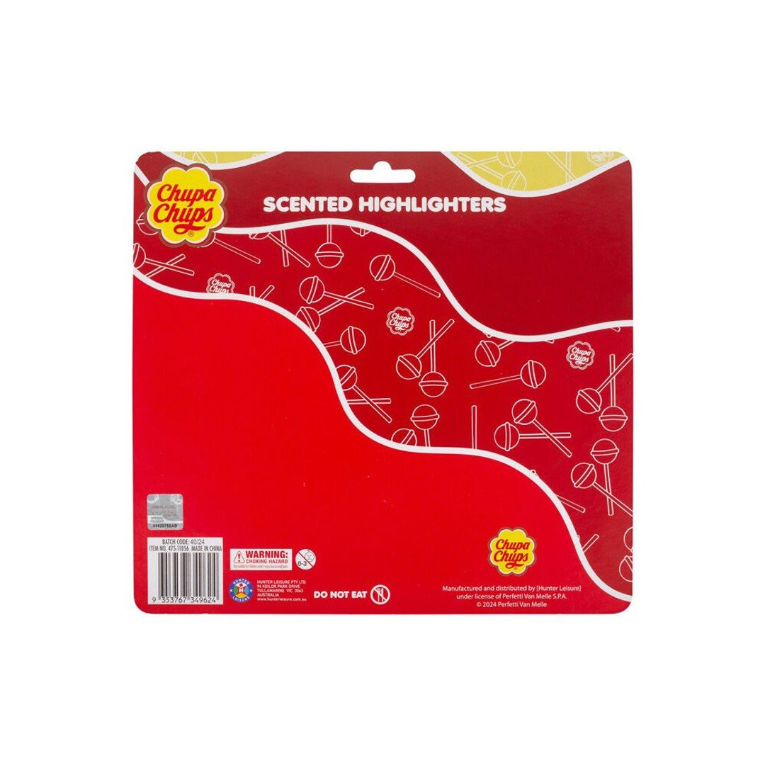 Chupa Chups Colourful Candy Scented Highlighter Set