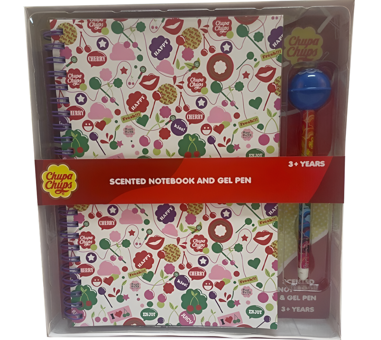 Chupa Chups Candy Scented Notebook & Pen Writing Set