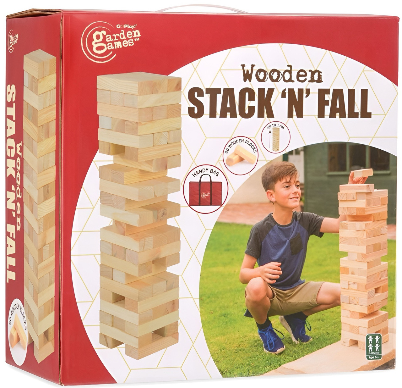 Go Play! Garden Games Giant Stack 'N' Fall