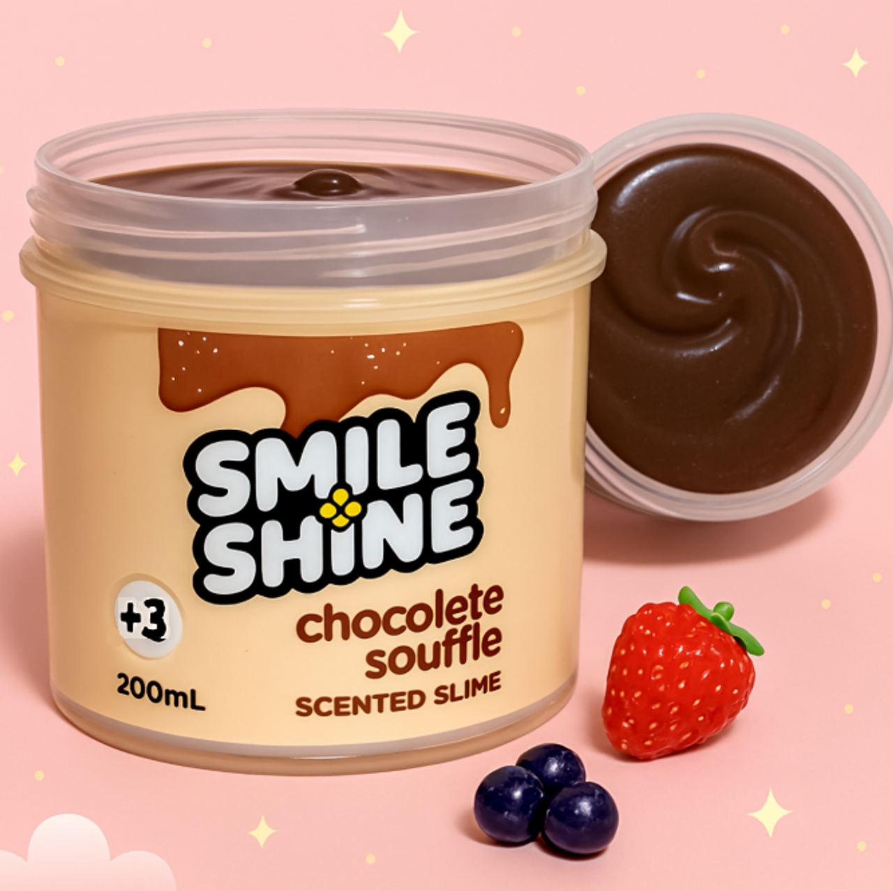 Slime & Shine Chocolate Souffle Scented Slime 