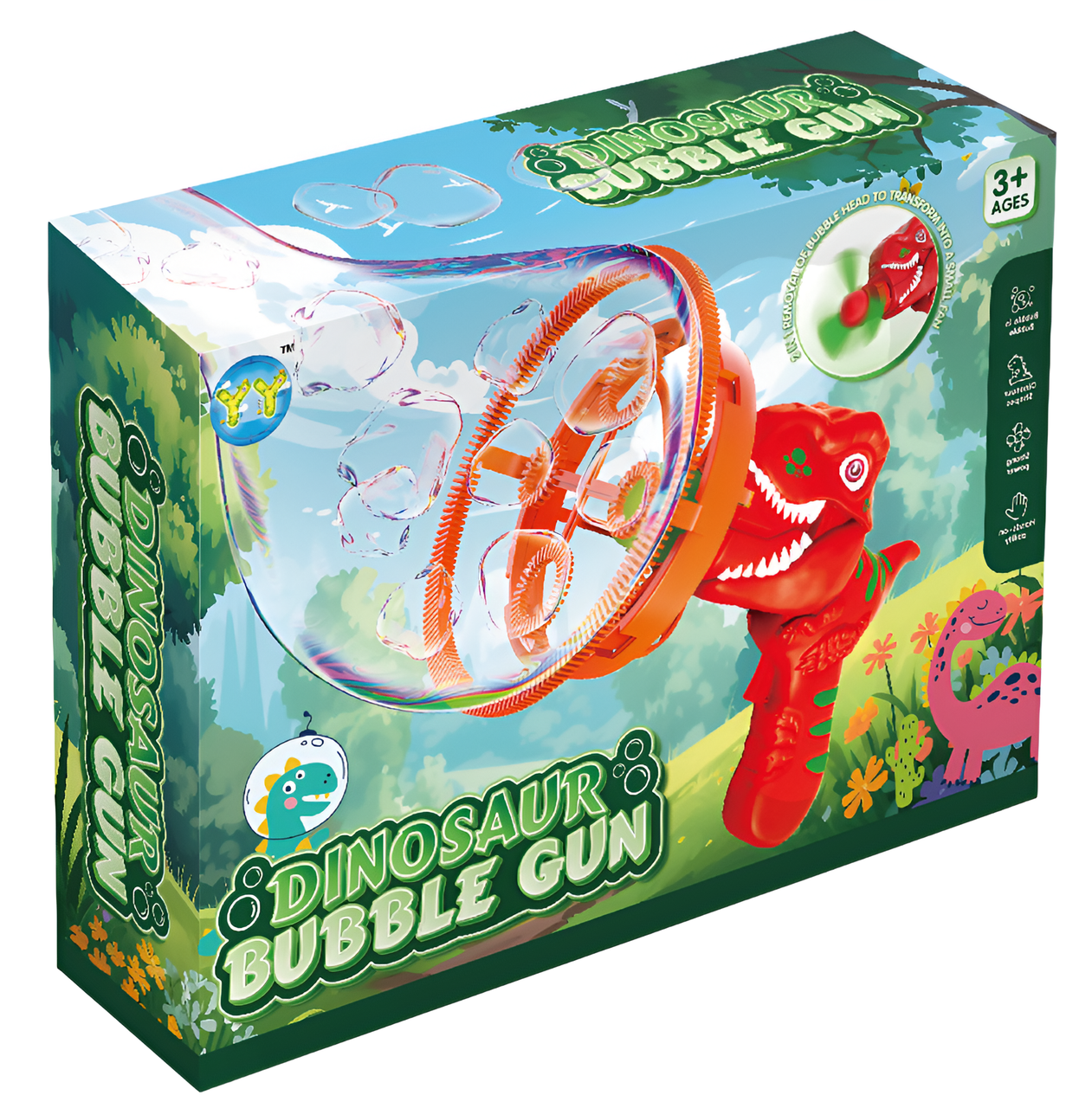 Dinosaur Bubble Gun 