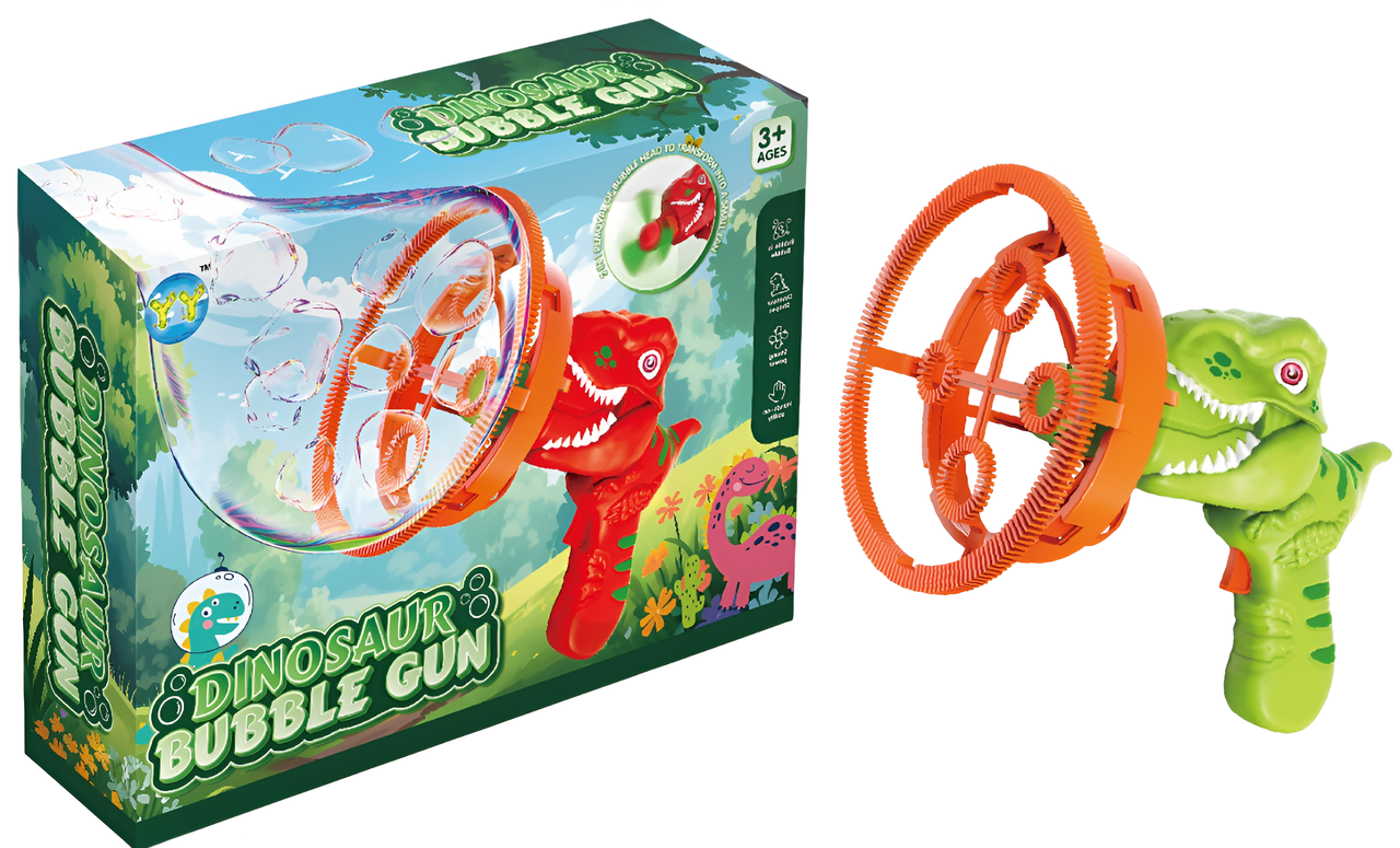 Dinosaur Bubble Gun 