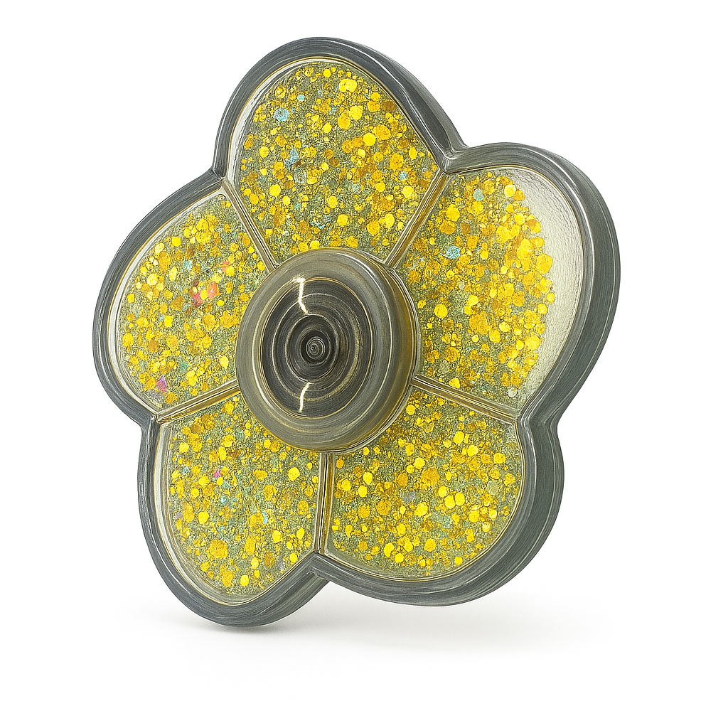 Glitter Glow Fidget Spinner 