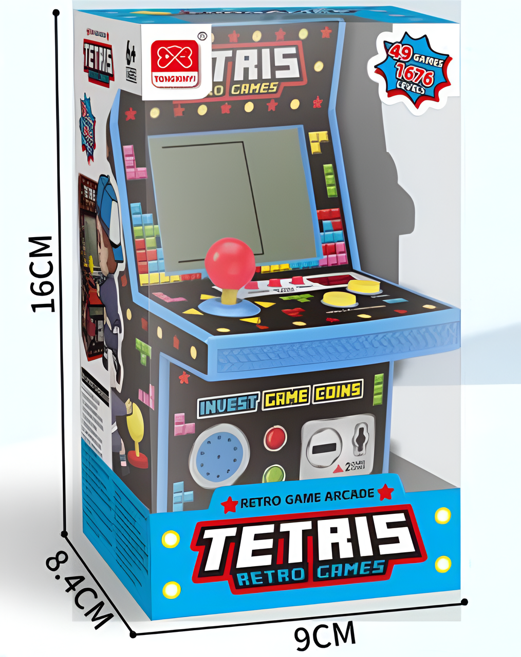 Large Arcade Puzzle Tetris Game Machine 