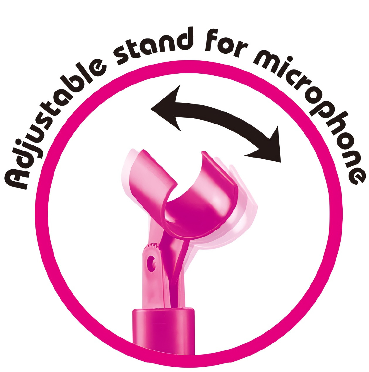 Pop Star Kids Microphone with Lights & Music - Pink