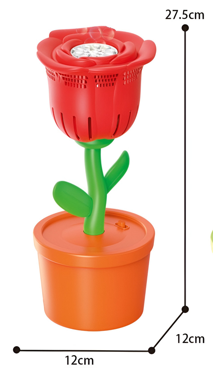 Electric Rose Bubble Machine 
