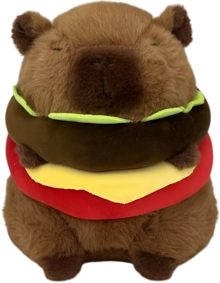 Wonder Co Plush Capybara Burger 38cm