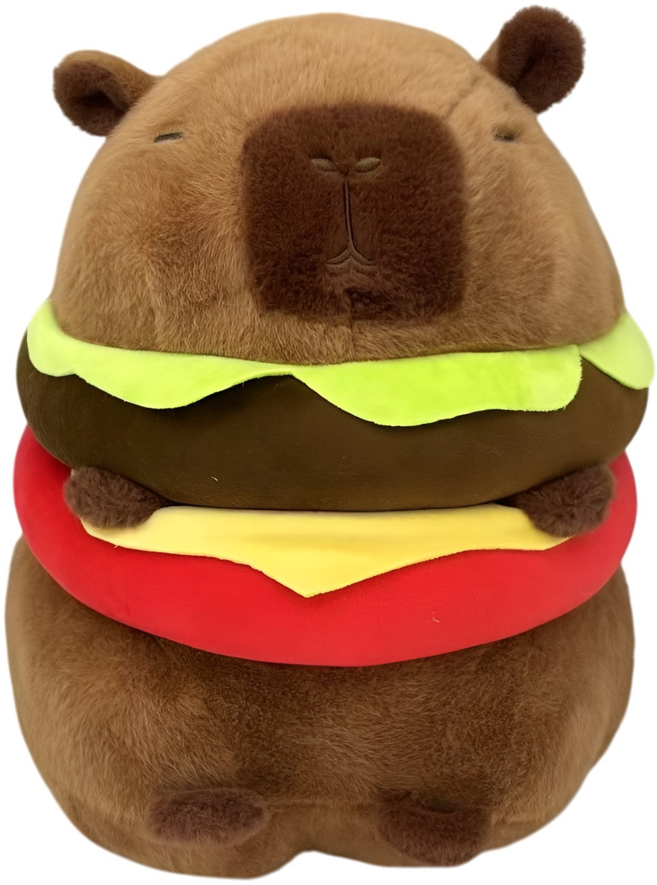 Wonder Co Plush Capybara Burger 38cm