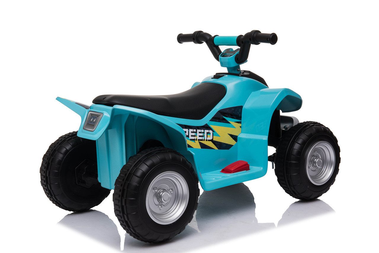 Kids 6V Electric ATV Quad Rechargeable Battery Ride On - Blue