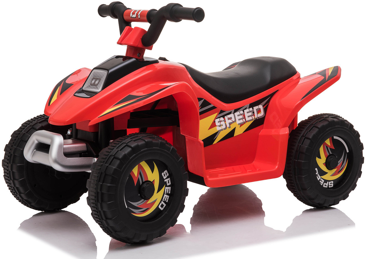 Kids 6V Electric ATV Quad Rechargeable Battery Ride On - Red