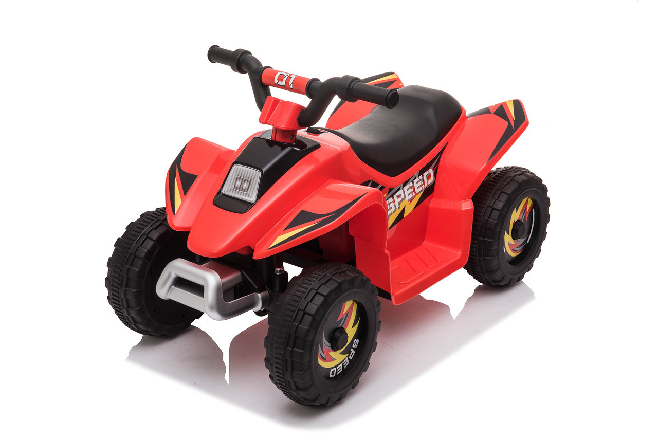 Kids 6V Electric ATV Quad Rechargeable Battery Ride On - Red