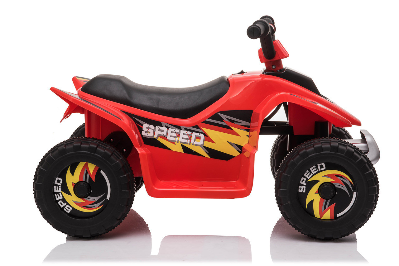 Kids 6V Electric ATV Quad Rechargeable Battery Ride On - Red