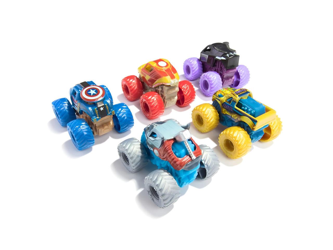 Monster Jam Mini Jams Marvel 5 Pack