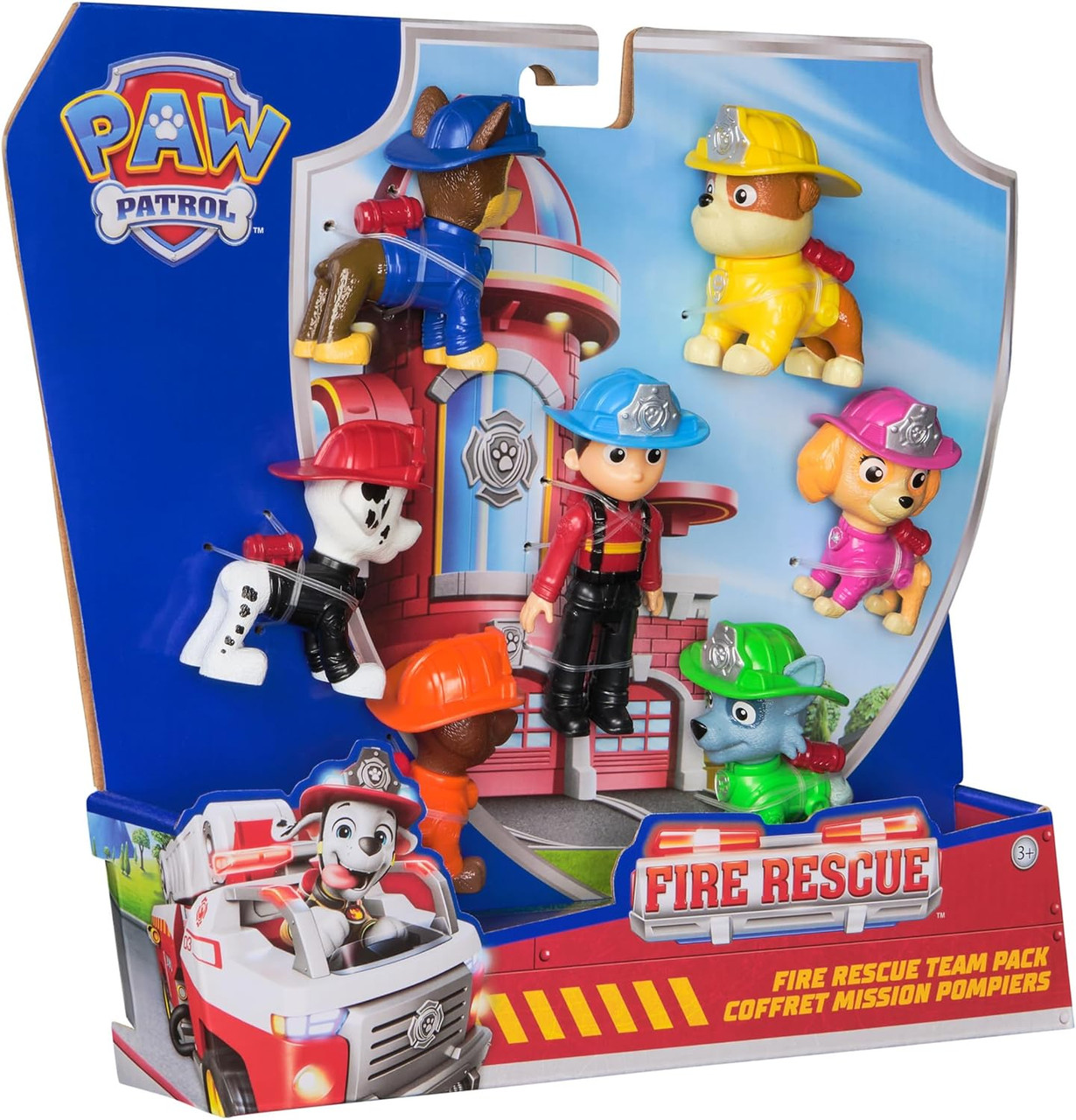 PAW Patrol Fire Rescue Team Vehicle Figure Set