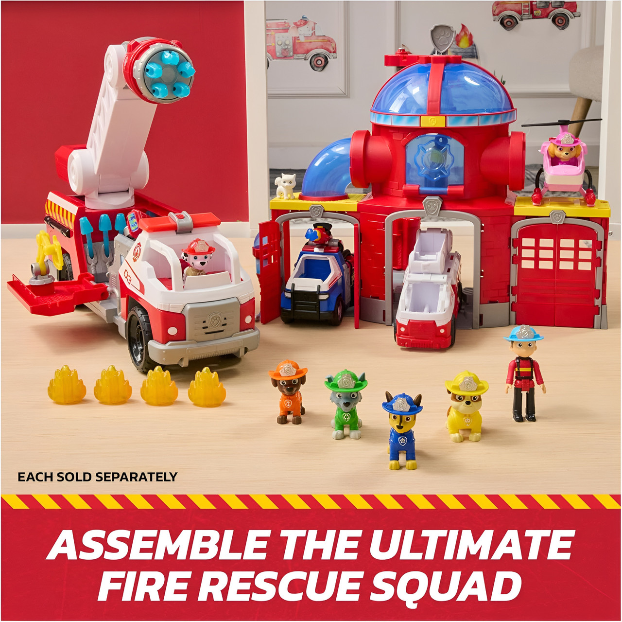 PAW Patrol Fire Rescue Deluxe Fire Truck