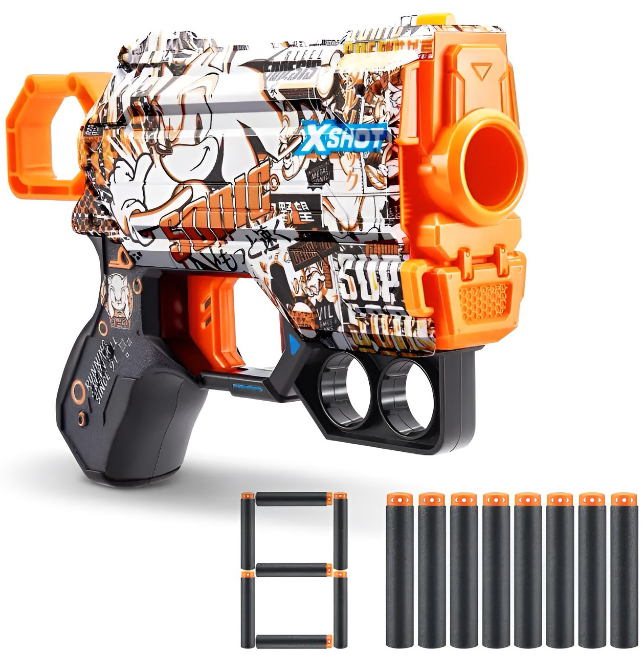 X-Shot Skins Sonic Menace (8 Darts)