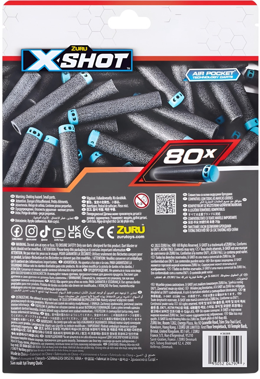 X-Shot 50pk Elite Darts Refill