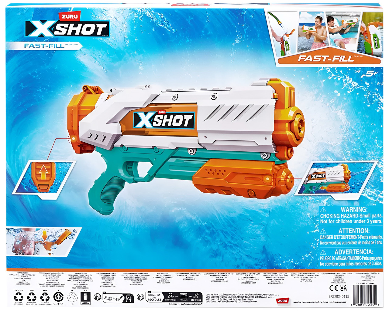 X-Shot Fast-Fill Water Blaster (2 Pack)