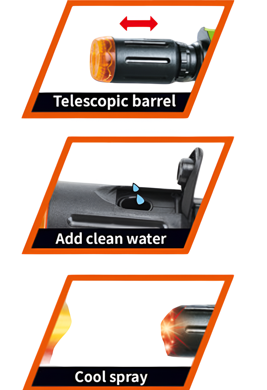 True Shot Electric Gun Tube Telescopic Spray