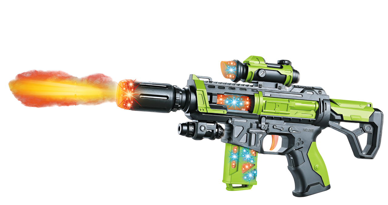 True Shot Electric Gun Tube Telescopic Spray