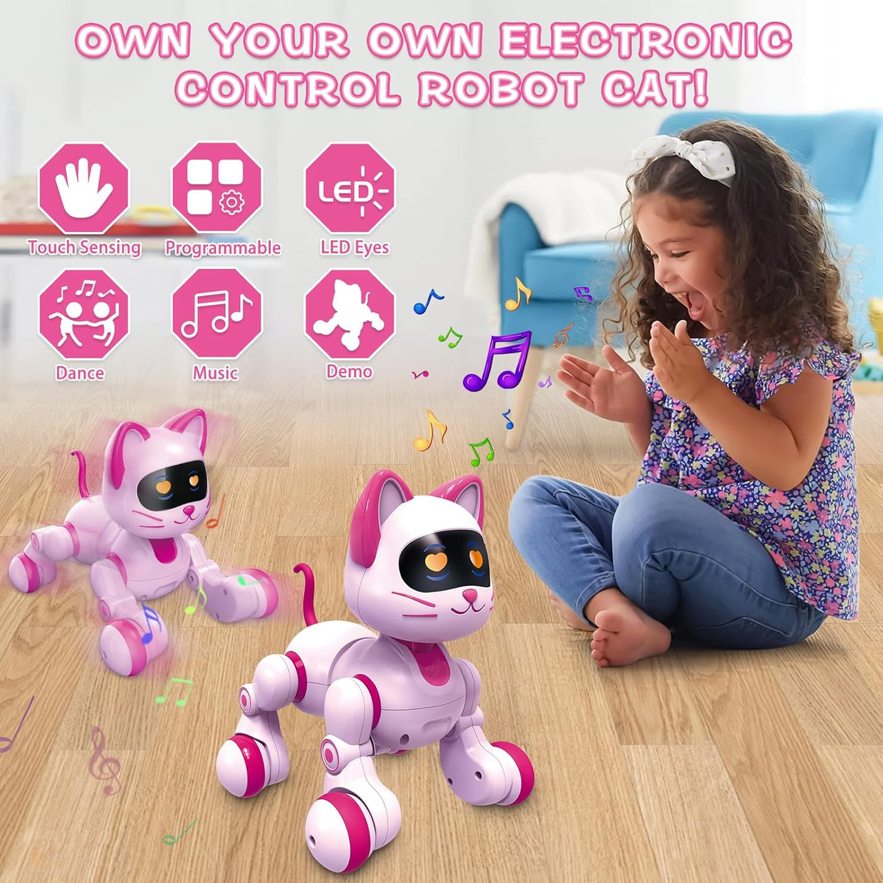 Remote Control Machine Cat Purrbot Playmate  