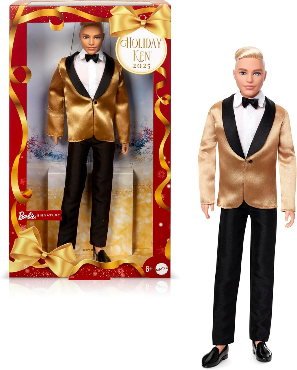 Barbie Signature 2025 Holiday Blonde Ken