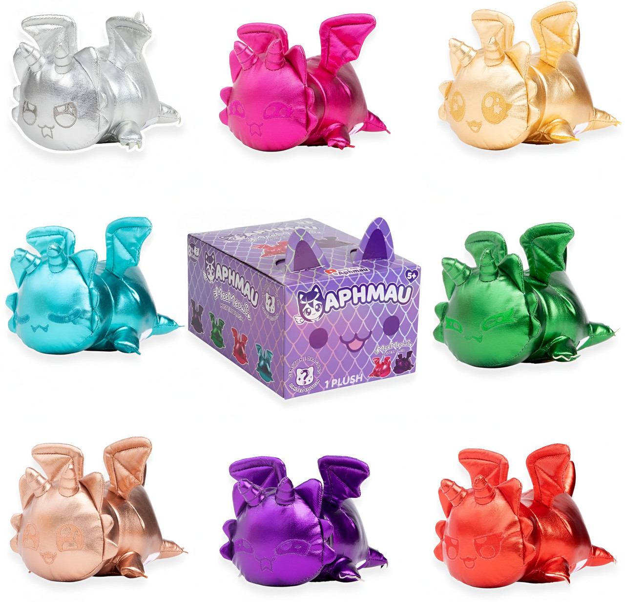 Aphmau 6" Mystery MeeMeows Plush - Dragon