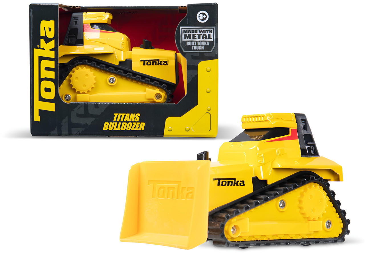 Tonka Steel Classics Titans Dump Truck and Bulldozer
