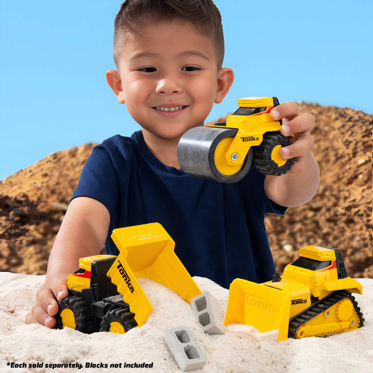 Tonka Steel Classics Titans Dump Truck and Bulldozer