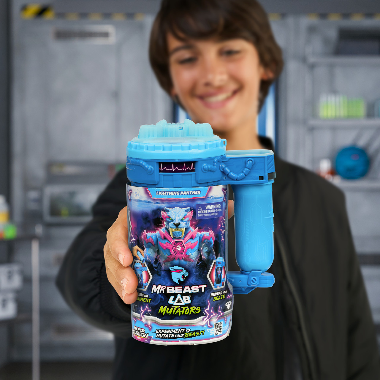 Mr Beast Lab Mutators Series 3 Mutation Chamber Lightning Strike Panther