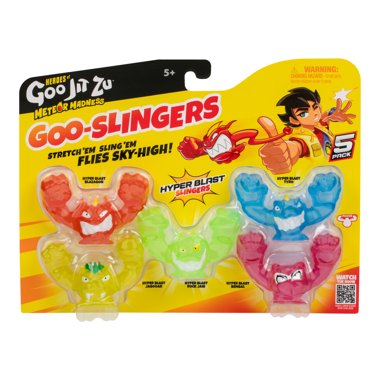 Heroes of Goo Jit Zu Meteor Madness Goo Slingers 5 Pack