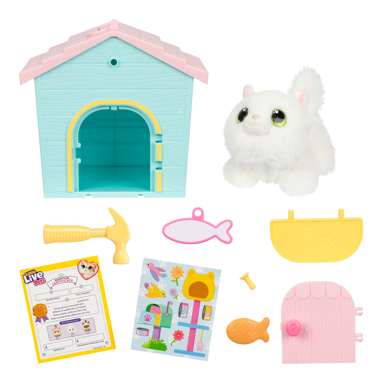 Little Live Pets My Kitty's Home Mini Playset Plush Reveal