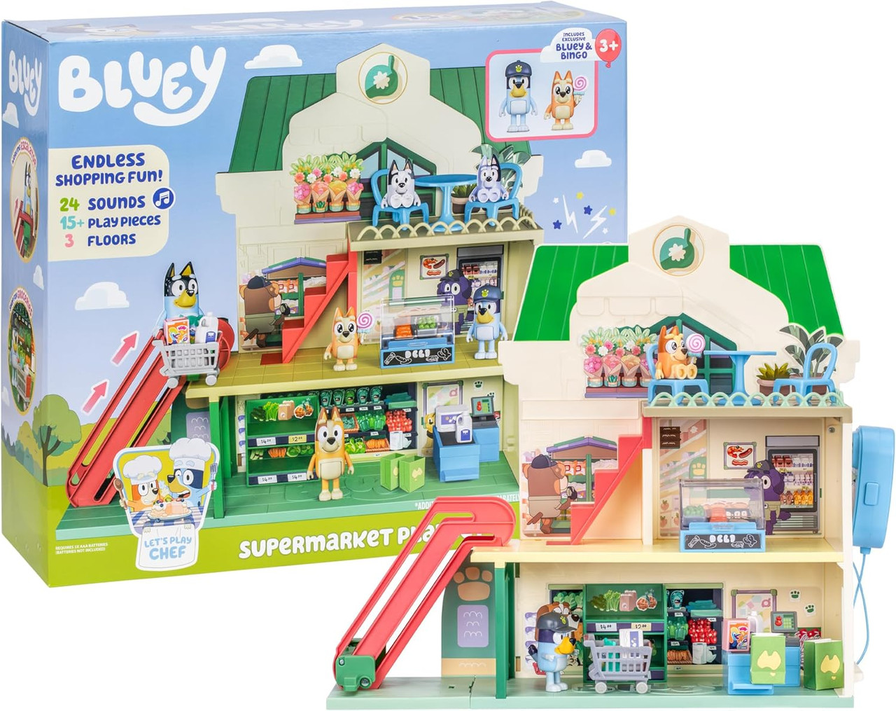Bluey's Supermarket Playset