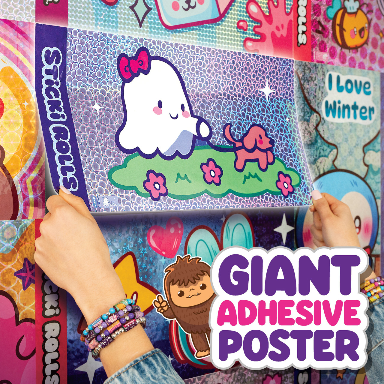 Sticki Rolls Jumbo Sticker Capsule Tube Sticki Rolls Jumbo Sticker Capsule Tube