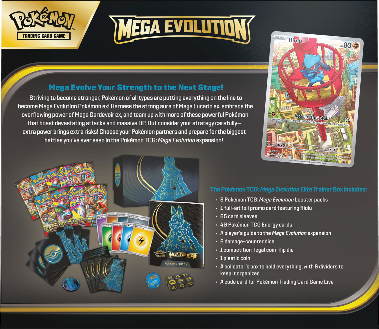 Pokemon TCG: Mega Evolution Elite Trainer Box