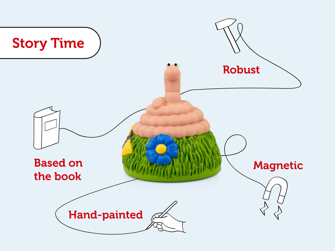 Julia Donaldson - Superworm Tonie Audio Character