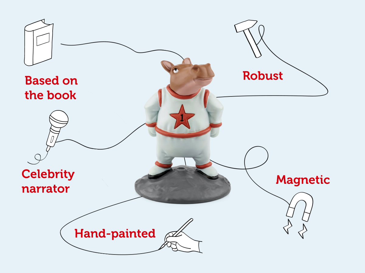 David Walliams - Hilarious Animal Adventures Tonie Audio Character