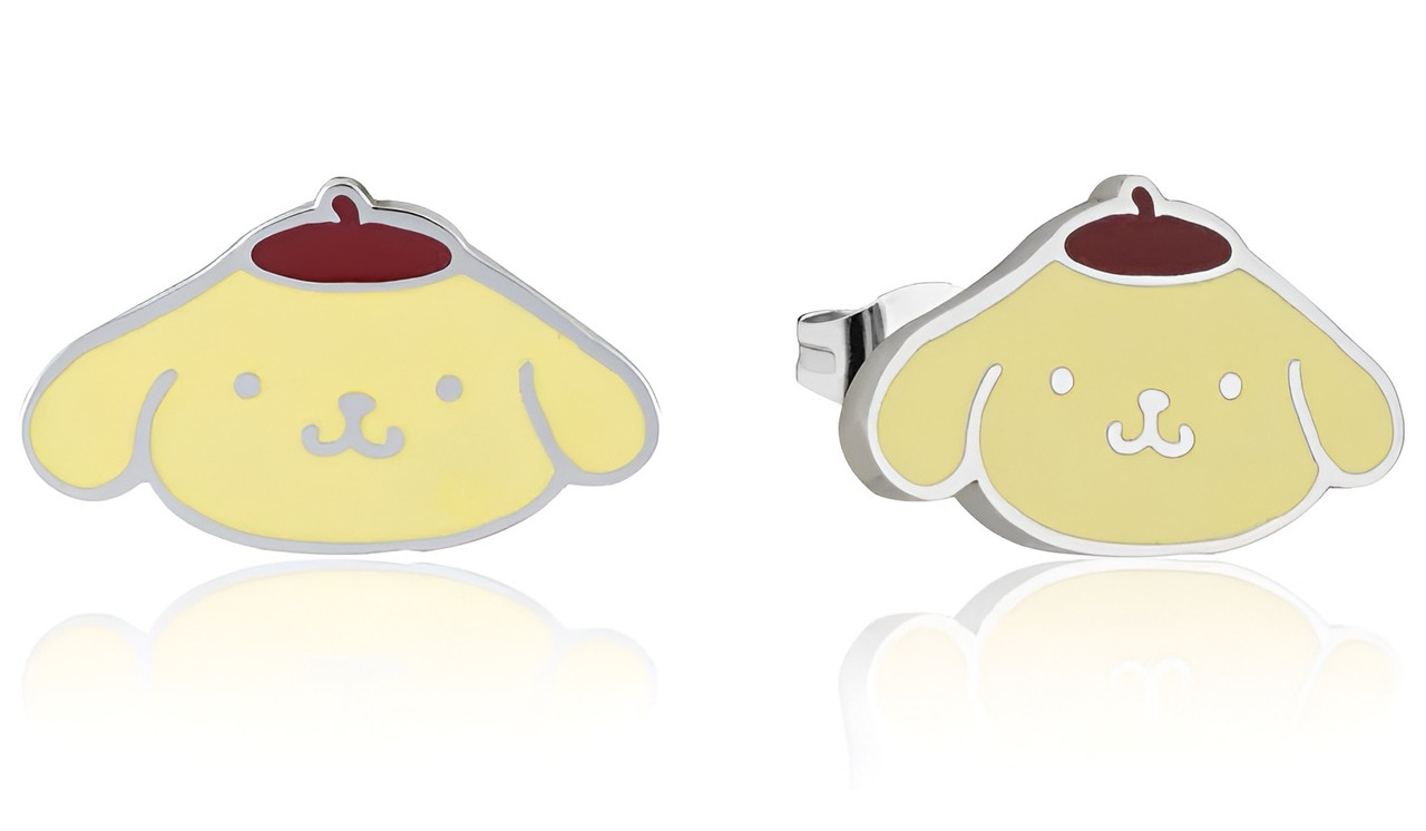 Sanrio Hello Kitty Pompompurin Stud Earrings Sanrio Hello Kitty Pompompurin Stud Earrings