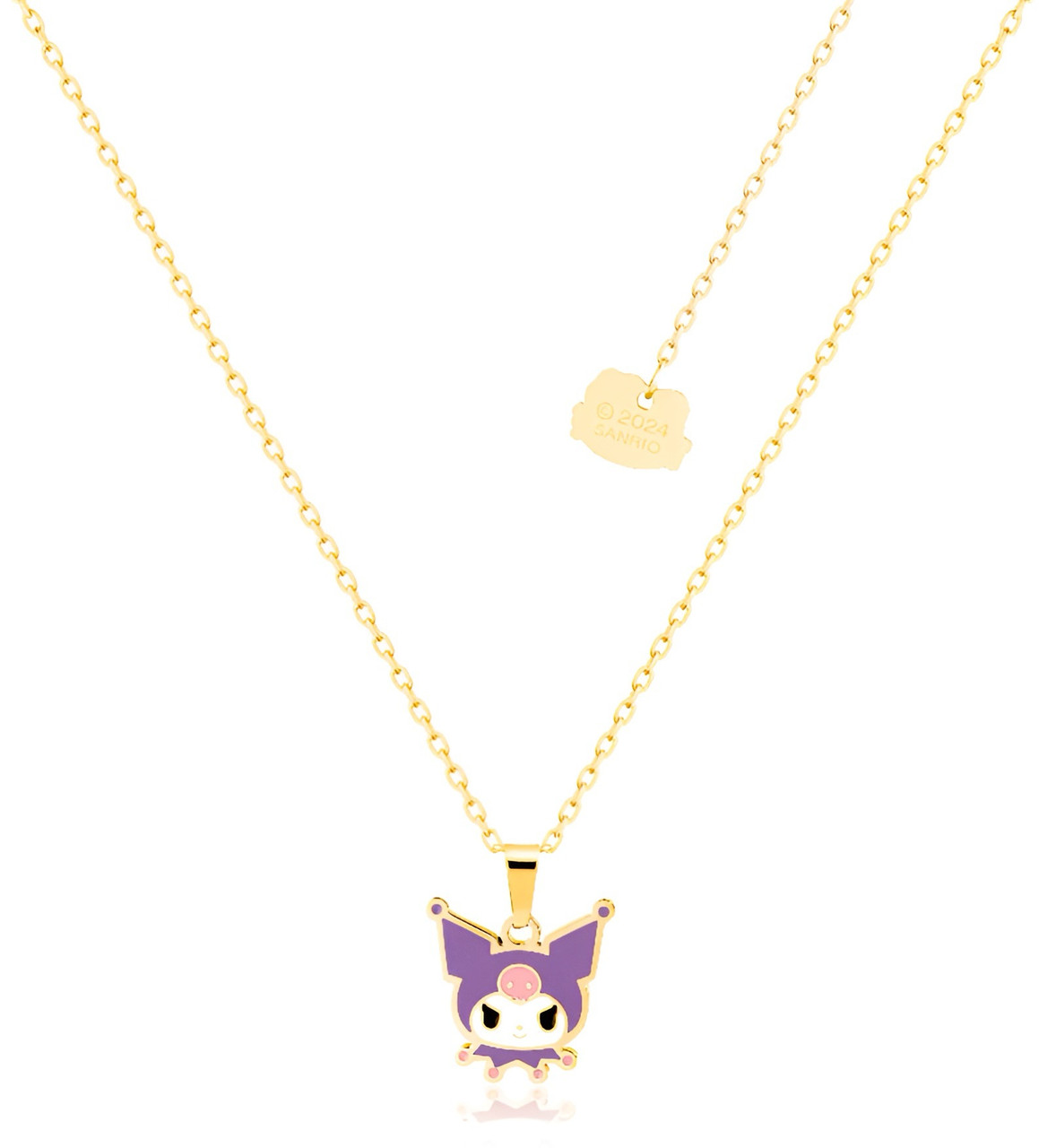 Sanrio Hello Kitty Kuromi Necklace - Gold Sanrio Hello Kitty Kuromi Necklace - Gold
