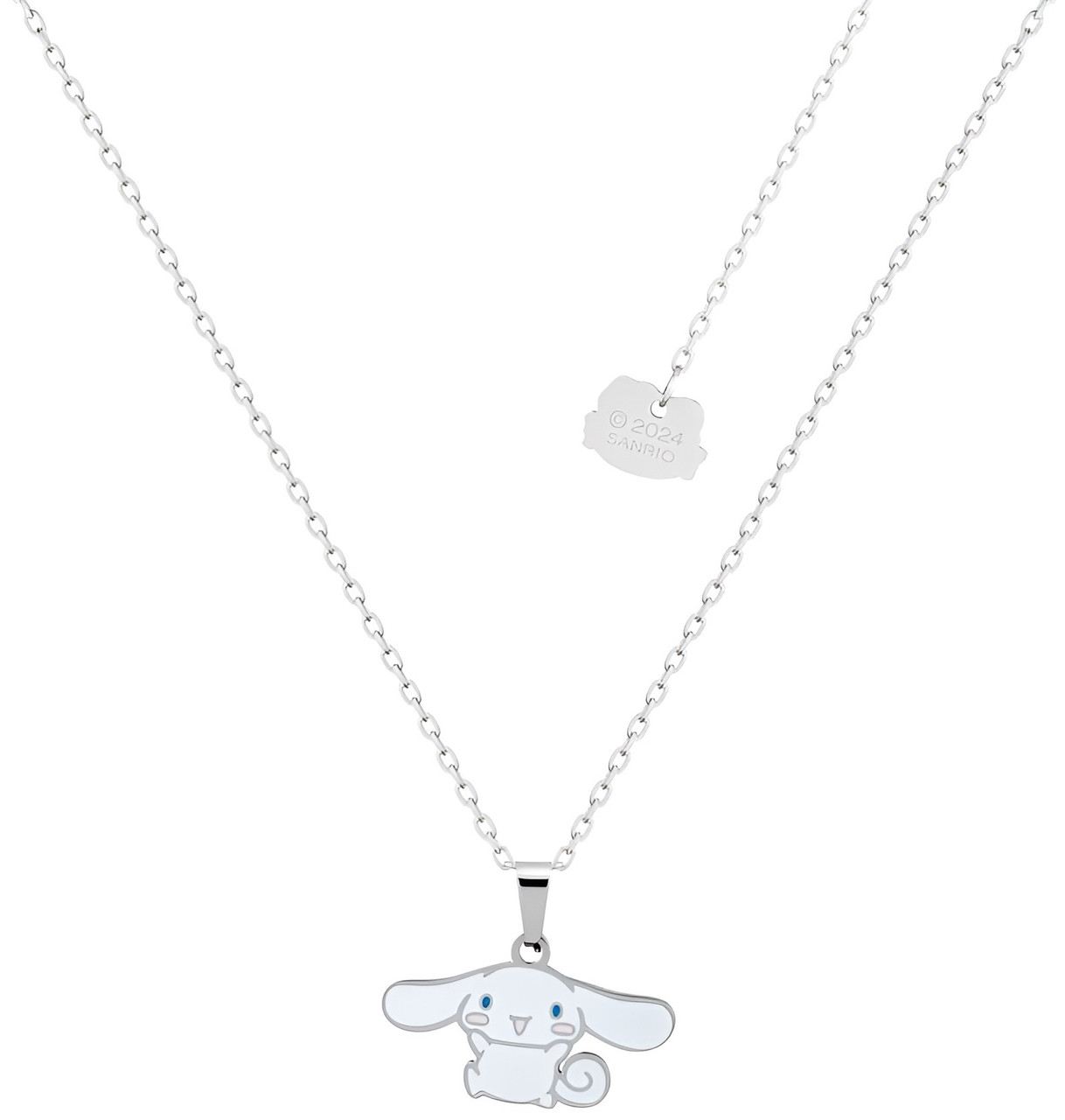 Sanrio Hello Kitty Cinnamoroll Necklace - Silver Sanrio Hello Kitty Cinnamoroll Necklace - Silver