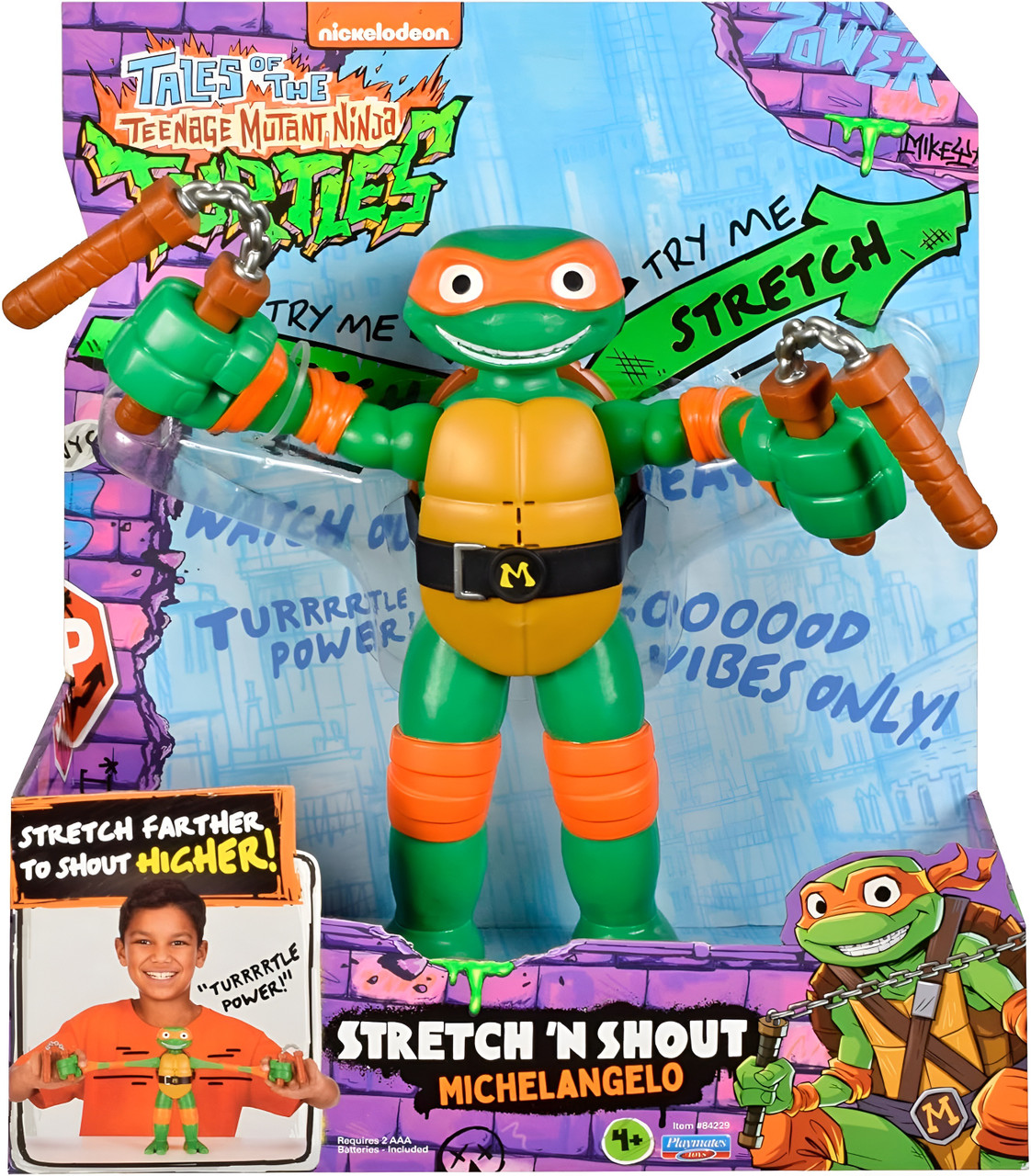 Teenage Mutant Ninja Turtles TV Mutations Stretch n Shout - Michelangelo