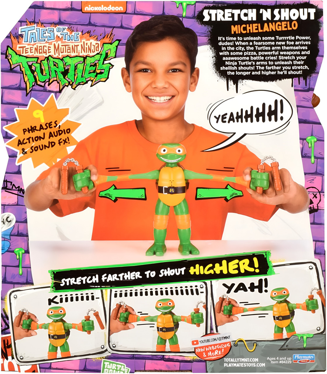 Teenage Mutant Ninja Turtles TV Mutations Stretch n Shout - Michelangelo
