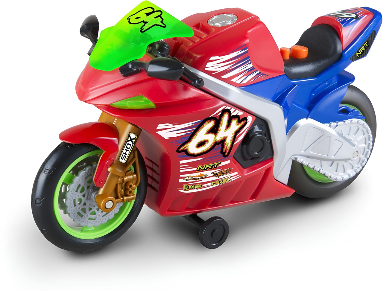 Nikko Road Ripper Lights & Sounds Wheelie Bikes 10"