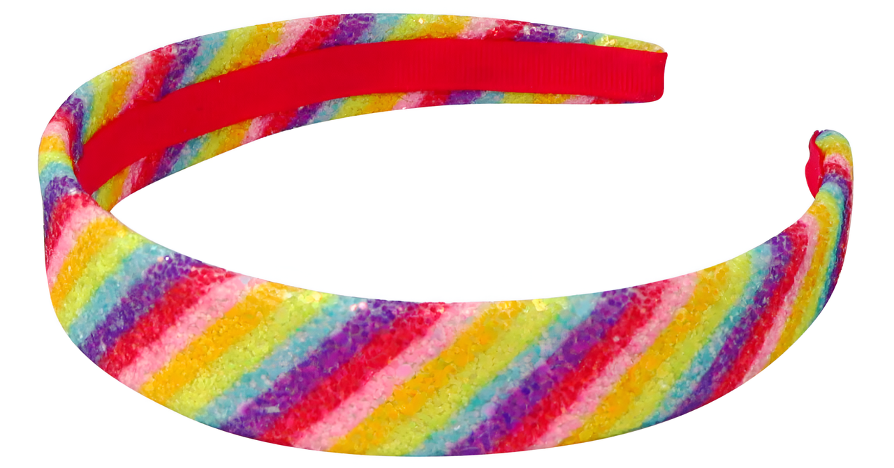 Glitter Rainbow Headband