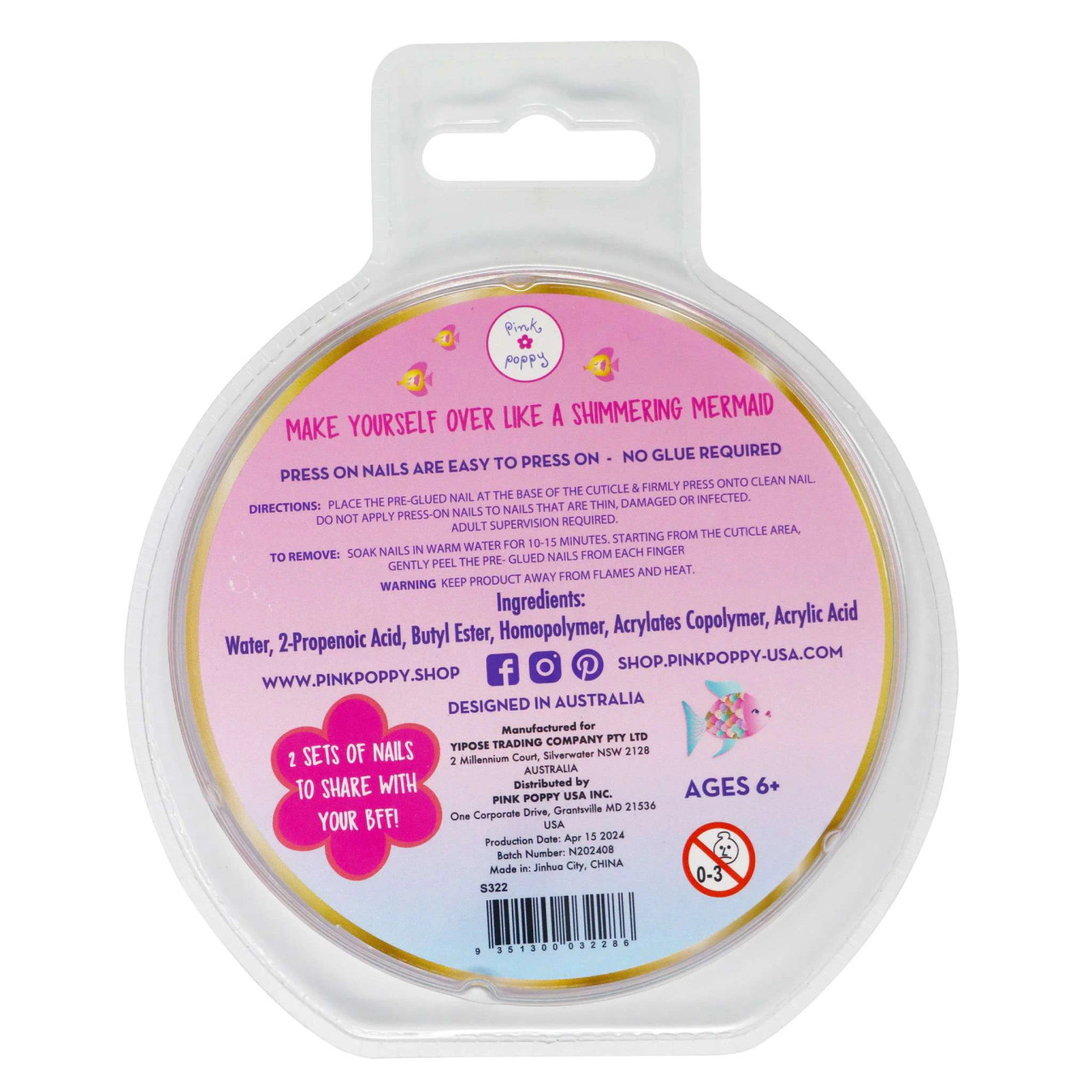 Enchanted Mermaid - Press On Nails